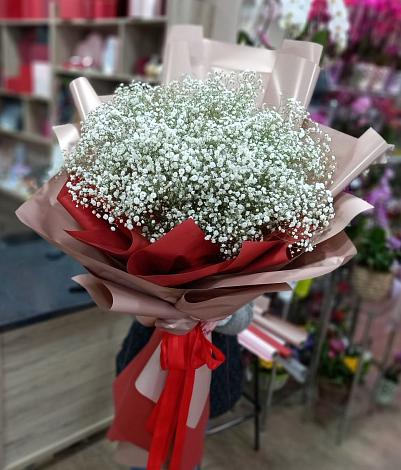 Букет цветов из: Гипсофила в Октябрьском Ставропольского края