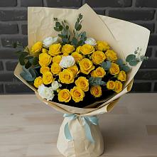 Букет цветов из:  Розы #REPLACE_PRED# Октябрьском Ставропольского края