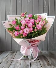 Букет Розовый кустик в Октябрьском Ставропольского края