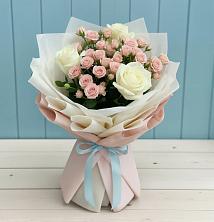 Букет цветов из:  Розы в Октябрьском Ставропольского края